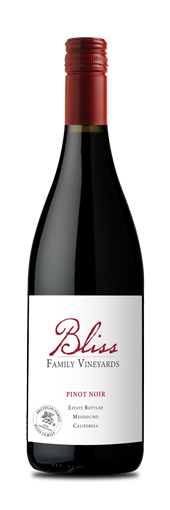 Bliss Family Vineyards Estate Pinot Noir bottle shot